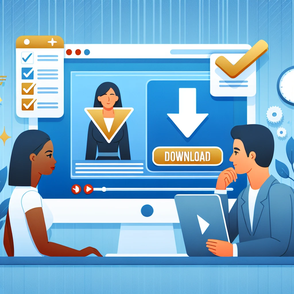 "Person using a YouTube video downloader on a laptop, illustrating the features and benefits of downloading YouTube videos as discussed in the Ultimate Guide to YouTube Video Downloaders."